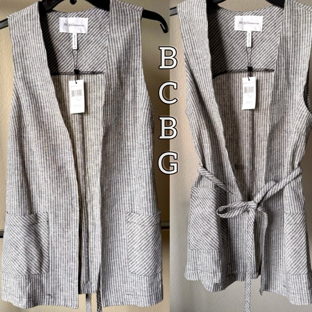 BCBG waistcoat with cotton fabric is very stylish 😍❤️